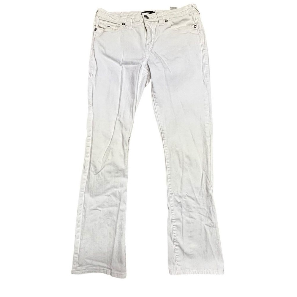 True Religion Women's‎ White Bootcut Jeans Size 28 Mid Rise Denim